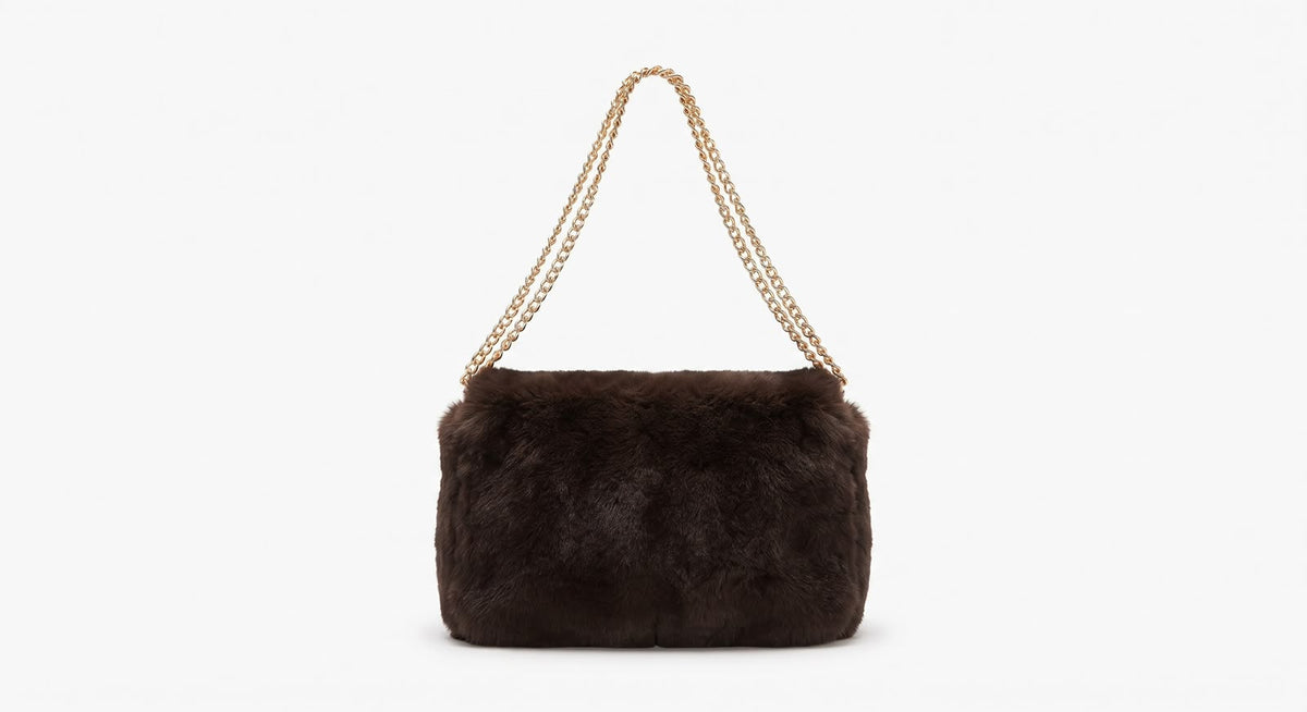 Compleu Elegant pentru Fetițe din 4 Piese cu Palton Crem, Rochie Maro și Accesorii Asortate